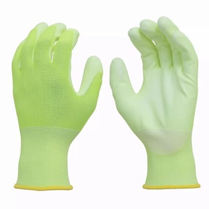 18G HPPE Blend, Cut Resistant Gloves with PU Palm Coating ANSI A2, TDM Cut B